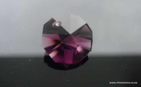 Preciosa Prism 2Hole Amethyst 14mm 